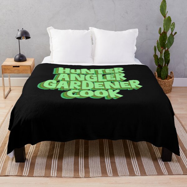 Item preview, Hunter Angler Gardener Cook - Versatile Hobby Design designed and sold by GartenIdeen.