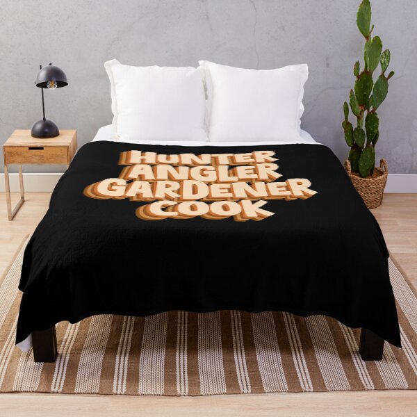 Item preview, Hunter Angler Gardener Cook - Versatile Hobby Design designed and sold by GartenIdeen.