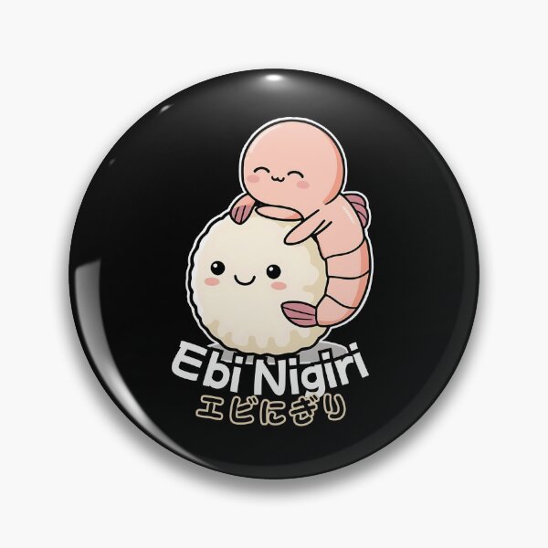 Item preview, Ebi Nigiri Sushi Funny Shrimp Nigiri for Sushi Lover Illustration designed and sold by SaavedraDesign.