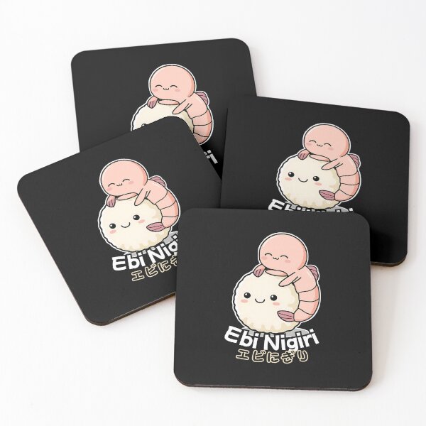 Item preview, Ebi Nigiri Sushi Funny Shrimp Nigiri for Sushi Lover Illustration designed and sold by SaavedraDesign.