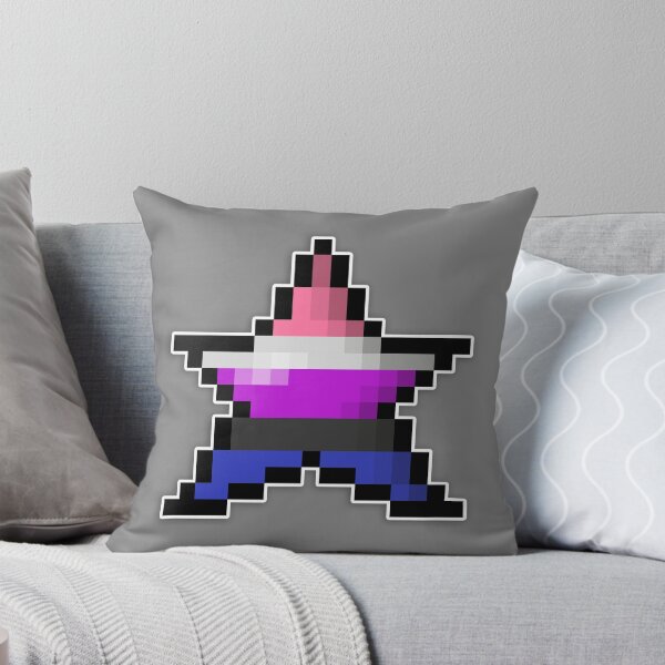 Item preview, Pixelated Genderfluid Pixel Star Design with GF Pride Colors and Retro 8-Bit Gaming Aesthetic  designed and sold by LiveLoudGraphic.