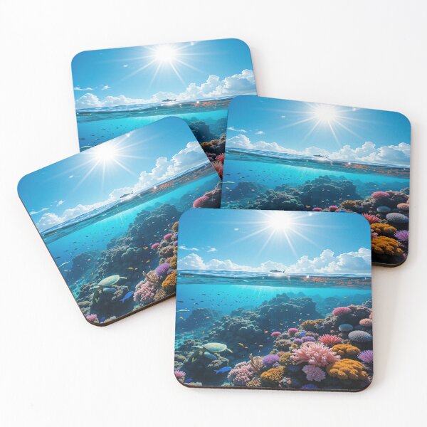 Item preview, Vibrant underwater scene designed and sold by InezPhotography.