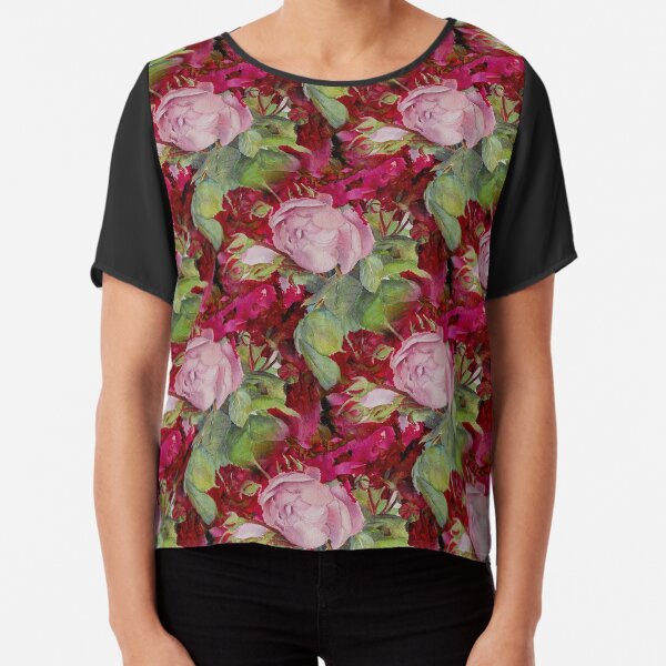 Old roses Chiffon Top