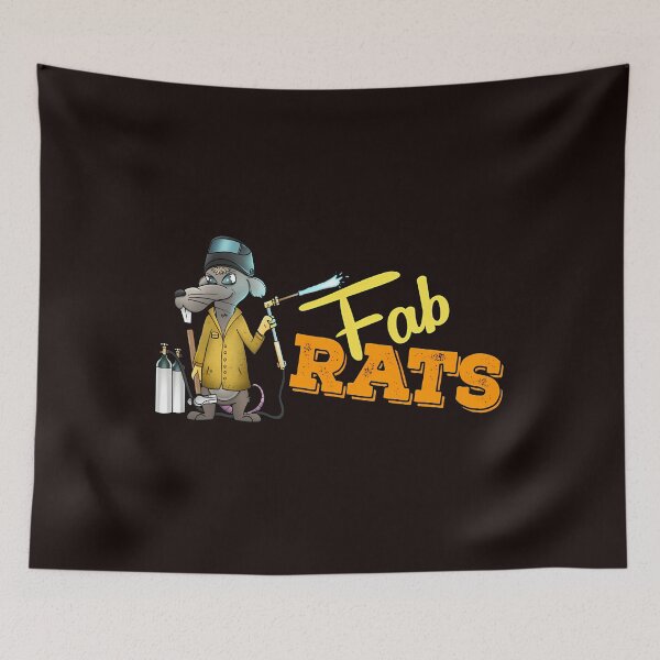 Item preview,  Fab Rats Original Welder Rat Logo designed and sold by RUMI-ART-PLANET.