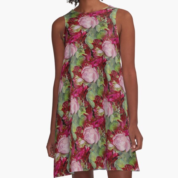 Old roses A-Line Dress