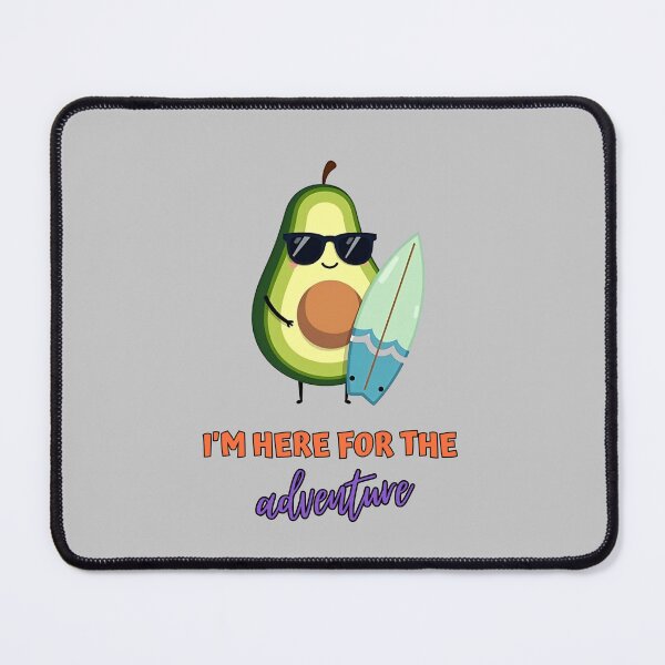 Item preview, Adventure Awaits – Minimalist Avocado Surfer designed and sold by Dino-Lune.