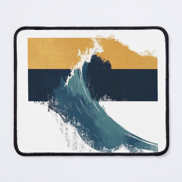 Item preview, Abstract Wave Breaking Through Color Block designed and sold by RobotKiller128.