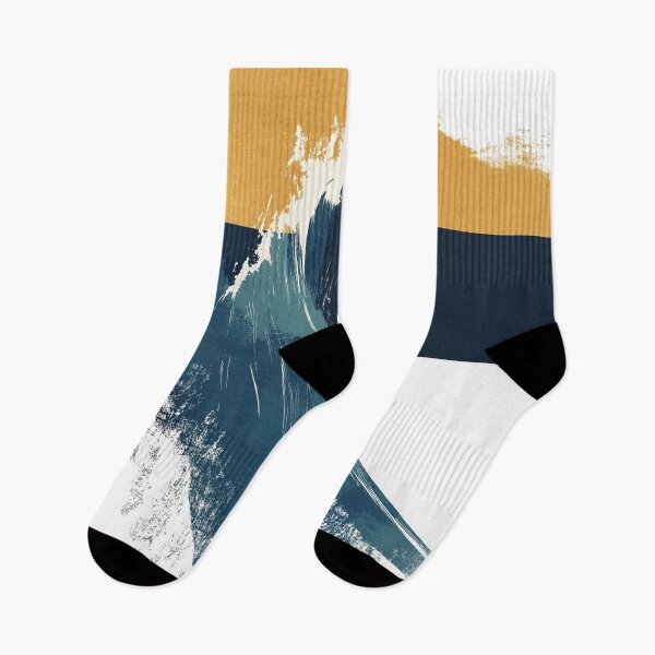 Item preview, Abstract Wave Breaking Through Color Block designed and sold by RobotKiller128.