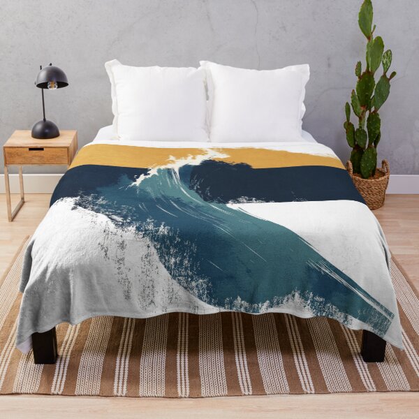 Item preview, Abstract Wave Breaking Through Color Block designed and sold by RobotKiller128.