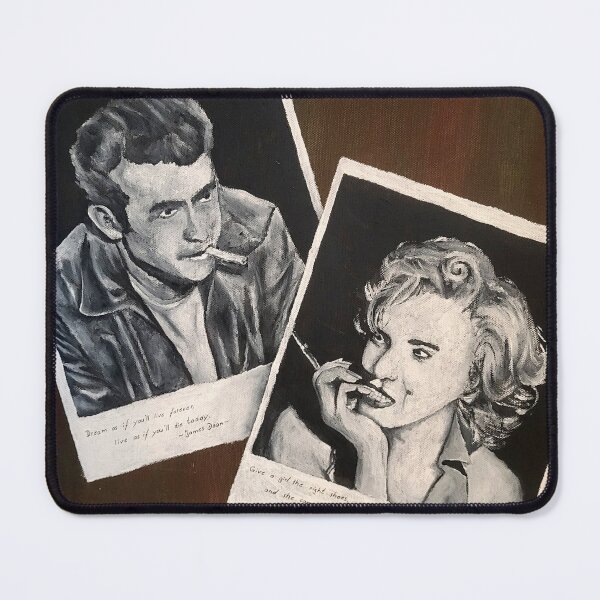 Item preview, James Dean and Marilyn Monroe designed and sold by nebbiavolpe.
