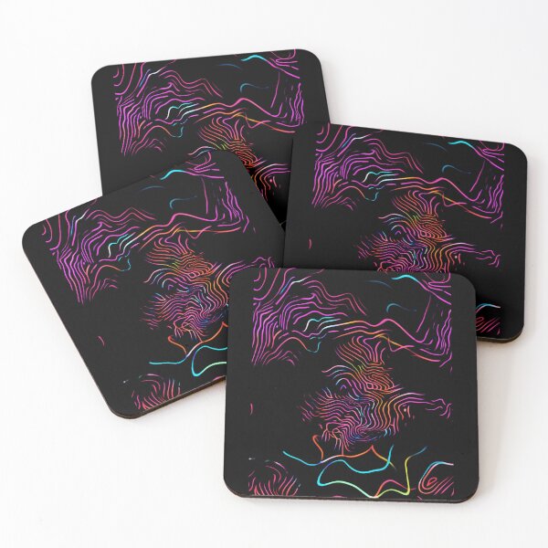 Item preview, Colorful Contour-Inspired Lines on Gradient Field designed and sold by RobotKiller128.