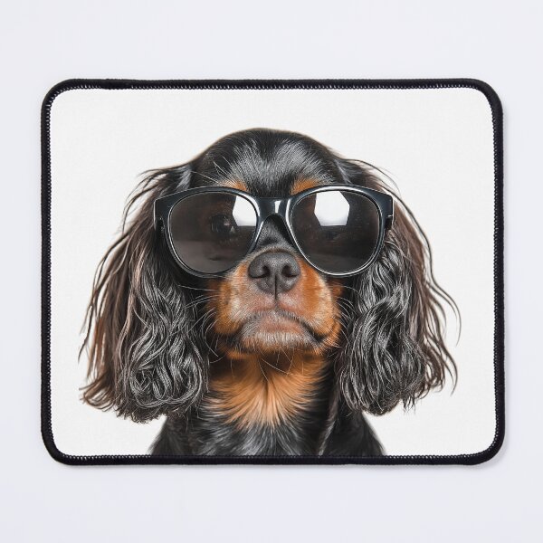 Item preview, Funny cool English Toy Spaniel Dog wearing sunglasses designed and sold by LazyOwlStore.