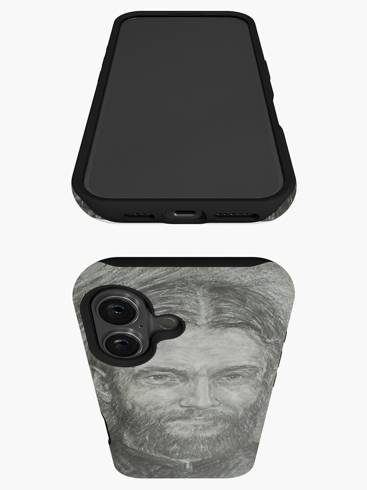 Thumbnail 3 of 4, iPhone Case, Portrait of a priest designed and sold by Anthropolog.