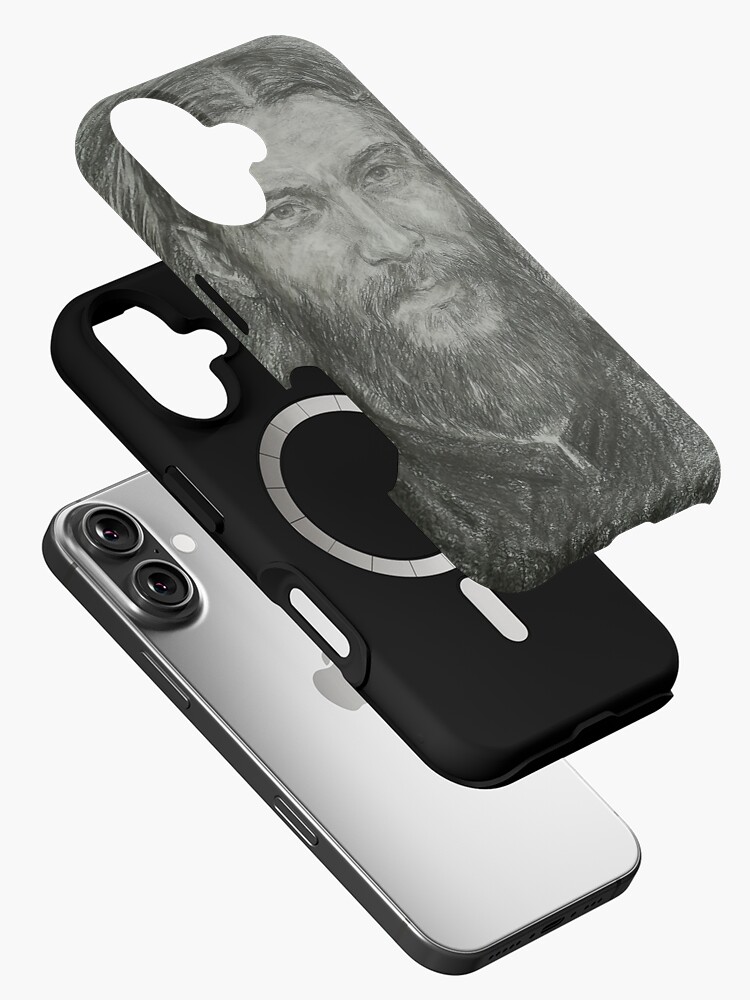 Thumbnail 2 of 4, iPhone Case, Portrait of a priest designed and sold by Anthropolog.