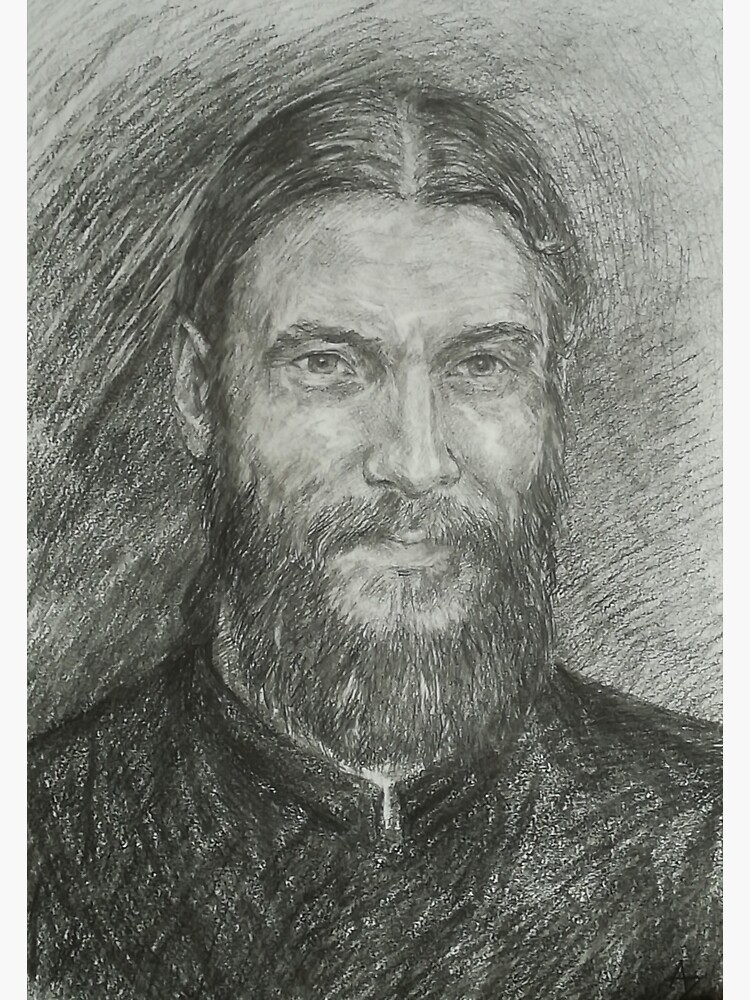 Thumbnail 3 of 3, Sticker, Portrait of a priest designed and sold by Anthropolog.