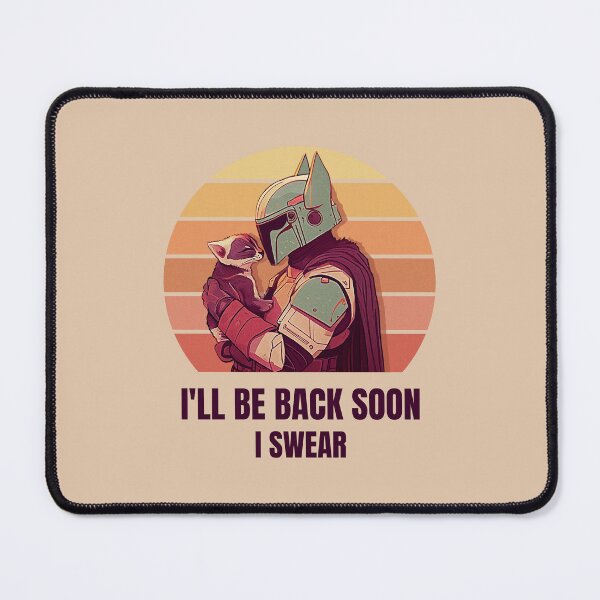 Item preview, I'll be back soon, I swear designed and sold by NOTRE-BONHEUR.