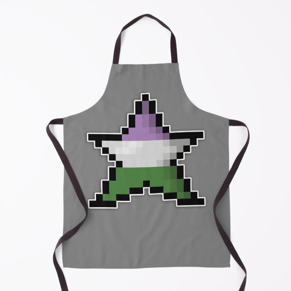 Item preview, Pixelated Genderqueer Pixel Star Design with GQ Pride Colors and Retro 8-Bit Gaming Aesthetic designed and sold by LiveLoudGraphic.