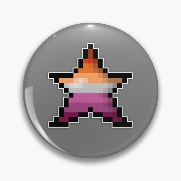 Item preview, Copy of Pixelated Rainbow Pixel Star Design with LGBTQ+ Pride Colors and Retro Gamer Style  designed and sold by LiveLoudGraphic.