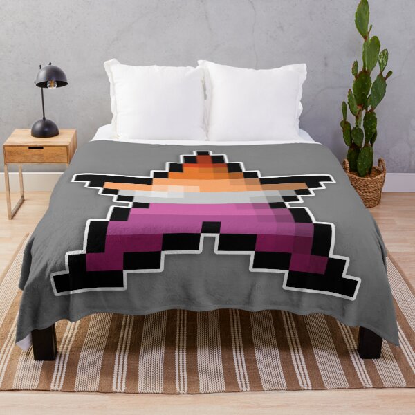 Item preview, Copy of Pixelated Rainbow Pixel Star Design with LGBTQ+ Pride Colors and Retro Gamer Style designed and sold by LiveLoudGraphic.