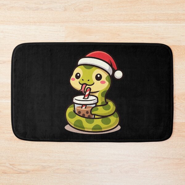 Item preview, Sippin' & Slitherin': The Holiday Boba Boa designed and sold by CyberPeakZ.