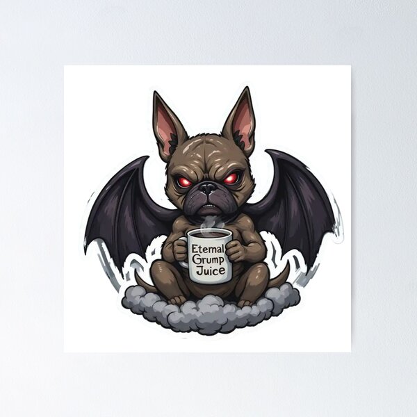 Item preview, "Menacingly Moody – Best Gift" Reloaded-Viral Drop 2025 designed and sold by Imaginarium of Chaos falcon88 .