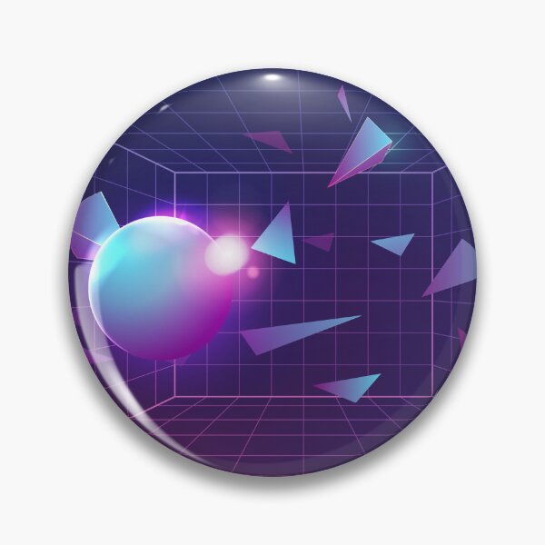 Item preview, dimension grid room with futuristic element inside, virtual reality world presented in retro futurism  designed and sold by NiamLab.