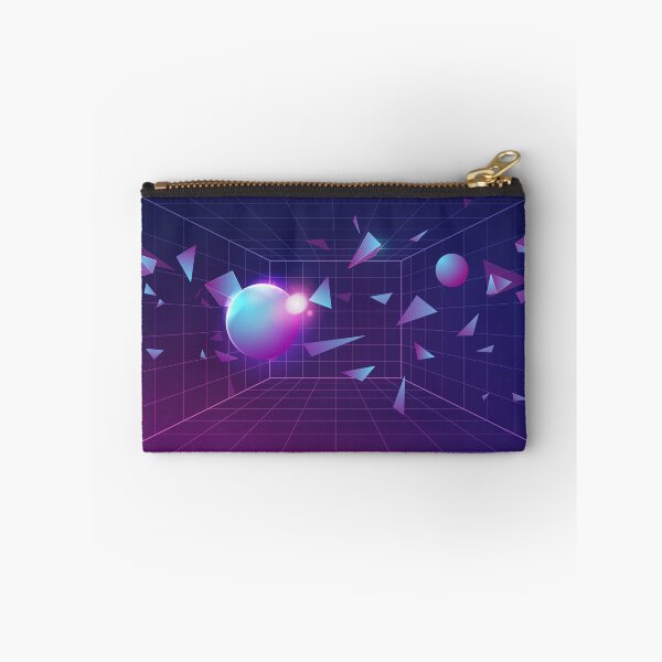 Item preview, dimension grid room with futuristic element inside, virtual reality world presented in retro futurism  designed and sold by NiamLab.