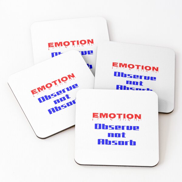 Item preview, Emotion Observe not Absorb designed and sold by KATKattalestv.