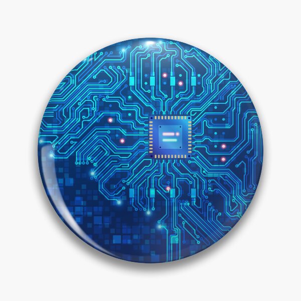 Item preview, deep learning or machine learning, artificial intelligence brain combined with circuit board  designed and sold by NiamLab.