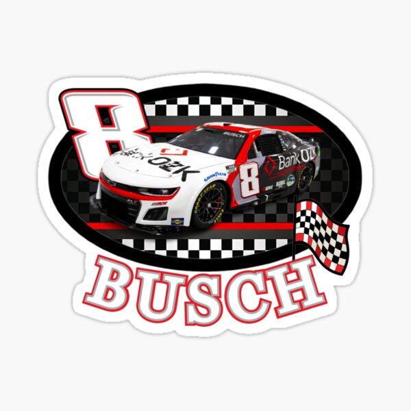 Red White and Busch Sticker