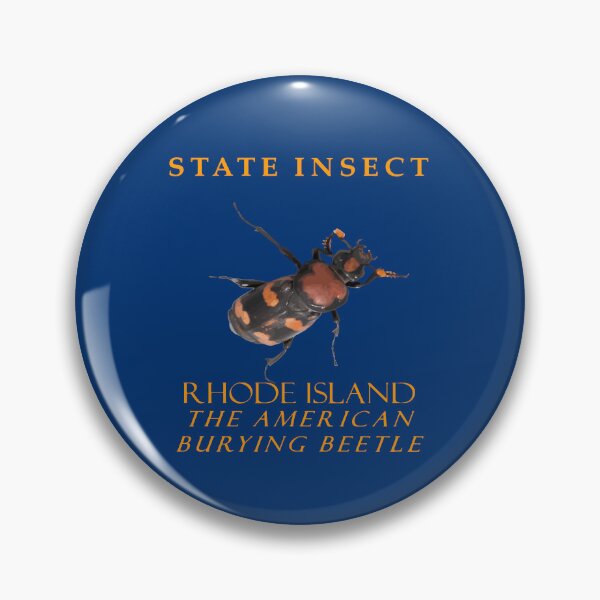 Item preview, Rhode Island Territory Insect The American Burying Beetle designed and sold by taiche.