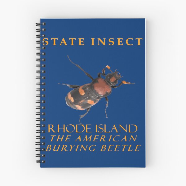 Item preview, Rhode Island Territory Insect The American Burying Beetle designed and sold by taiche.
