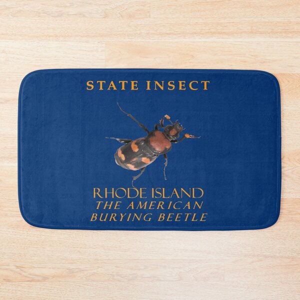 Item preview, Rhode Island Territory Insect The American Burying Beetle designed and sold by taiche.
