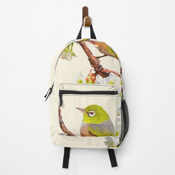 Item preview, Silvereye on Cherry Blossom designed and sold by MRageebArt.
