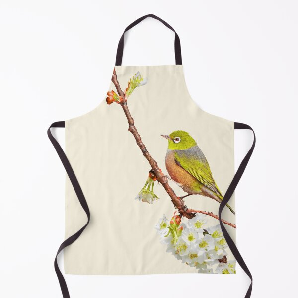 Item preview, Silvereye on Cherry Blossom designed and sold by MRageebArt.