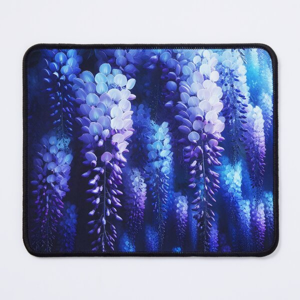 Artikelvorschau, Nachtglyzinien baden in blauen und violetten Farben entworfen und verkauft von EmeraldeaArt.