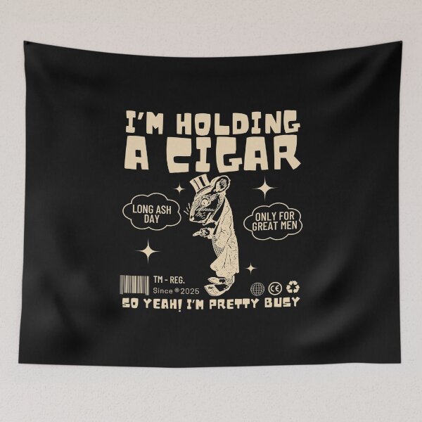 Item preview, Busy smoking a cigar designed and sold by Peerless-Prime.