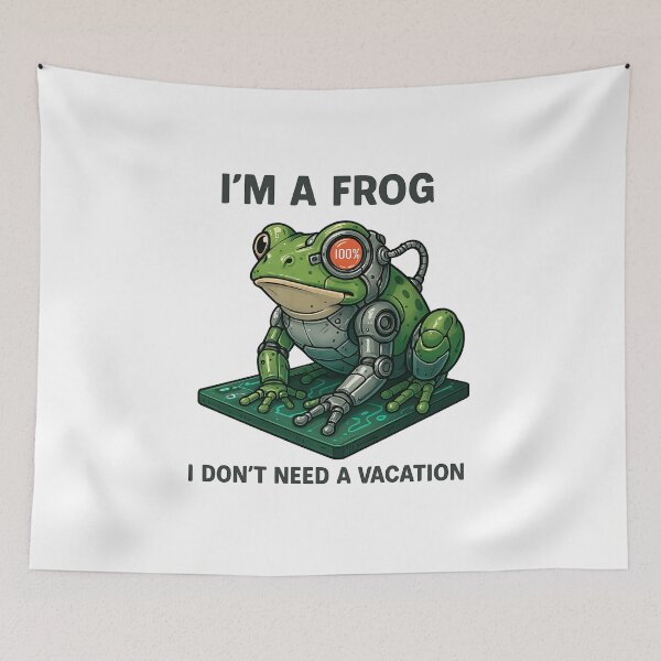 Item preview, cyborg frog designed and sold by ATOTI.