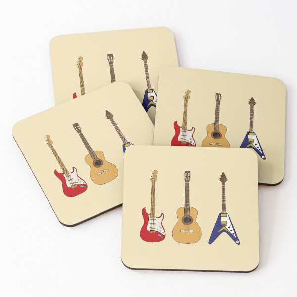 Item preview, Guitars designed and sold by Scrabbly Doodles.
