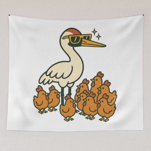 Item preview, How to stand out - be a crane among the chickens (鹤立鸡群) designed and sold by XYZish.