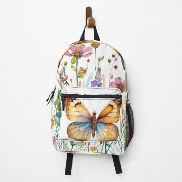 Item preview, "Watercolor Butterfly Clipart – Wildflowers & Charming Illustrations" designed and sold by STmez Design.
