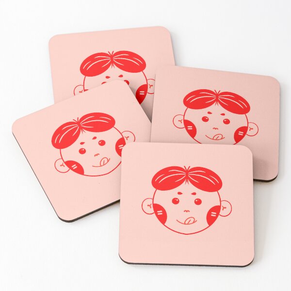 Item preview, The boy sticks out his tongue. In red line. designed and sold by DrawOnIt.