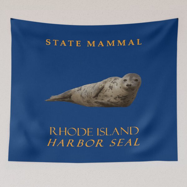 Item preview, Rhode Island Territory Mammal The Common Seal designed and sold by taiche.