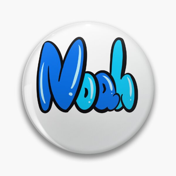 Item preview, Noah name in blue graffiti calligraphy Top 10 best personalized gifts for boys and men named Noah designed and sold by Artonmytee.