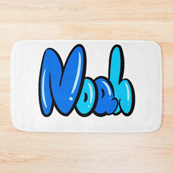 Item preview, Noah name in blue graffiti calligraphy Top 10 best personalized gifts for boys and men named Noah designed and sold by Artonmytee.
