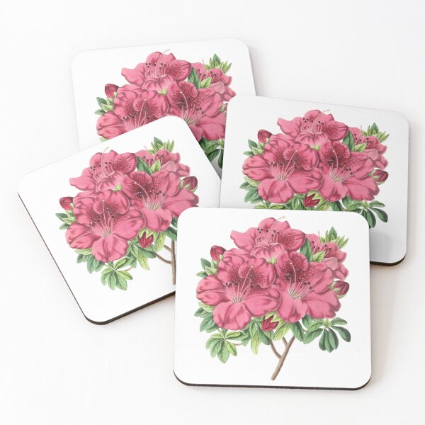 Item preview, Bright Pink Azalea Bouquet designed and sold by IrisAndIvy.