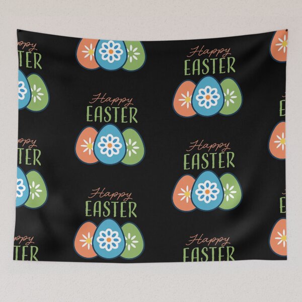 Item preview, Happy Easter Bunny Eggs Pastel Spring Design - Cute Holiday Gift Idea designed and sold by CrossCrafted.