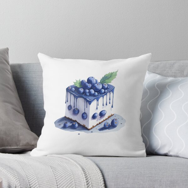 Item preview, "Blueberry Cake Delight | Sweet Bakery Aesthetic Art" designed and sold by Mandayartstudio.