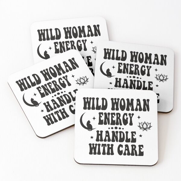 Item preview, Wild woman energy - handle with care designed and sold by Line2Rhyme.