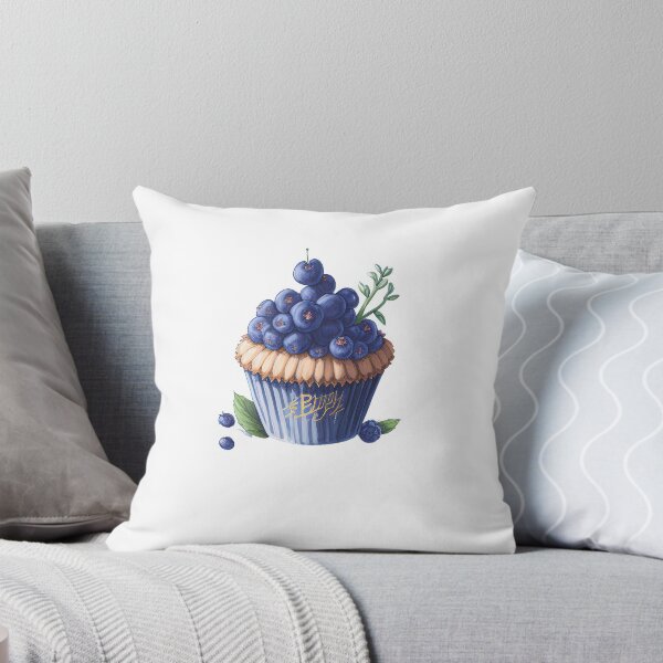 Item preview, "Blueberry Cake Delight | Sweet Bakery Aesthetic Art" designed and sold by Mandayartstudio.